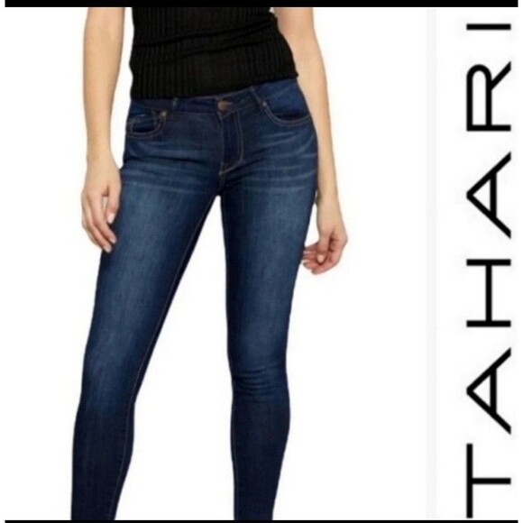 Tahari Chloe Tummy Tuck Slimming Fit Solution Women's Skinny Jeans Size 4 - Picture 5 of 9